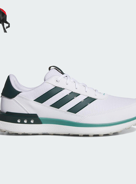 Adidas/阿迪达斯正品2025男士运动系带经典防滑高尔夫鞋JI4169