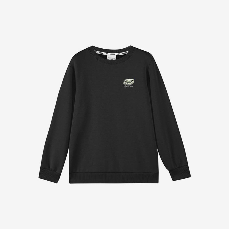 Skechers/斯凯奇正品新款儿童简约舒适休闲运动针织卫衣,童装/婴儿装/亲子装,卫衣/绒衫,淘宝优惠券,粉丝福利购,淘宝优惠卷