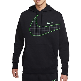 Nike/耐克官方男子英雄联盟加绒宽松运动连帽卫衣 DO6936-010