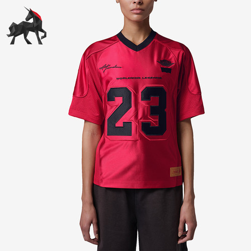 Nike/耐克正品JORDANAir刺绣23号球服短袖V领经典球服IM6733-657