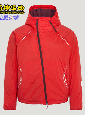Adidas/阿迪达斯正品2025冬季款女士日常连帽梭织保暖棉服KV4863