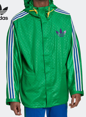 Adidas/阿迪达斯正品三叶草秋季男子防风运动夹克外套IB3440