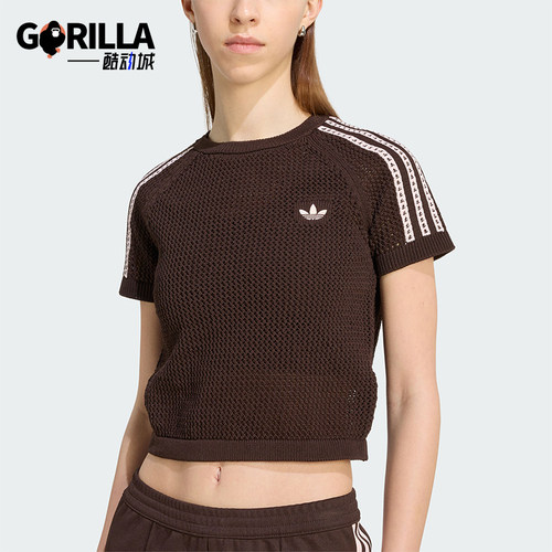 Adidas/阿迪达斯正品三叶草CALIT-SHIRT新款女经典短袖T恤KC6480