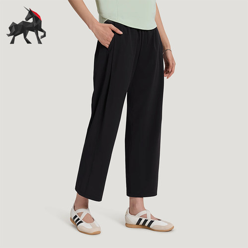 Adidas/阿迪达斯正品WOVEN PANTS女士经典宽松微喇运动长裤KZ1574