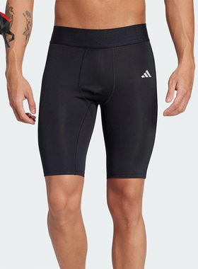 Adidas/阿迪达斯正品2025男士透气足球紧身训练休闲短裤JP1477