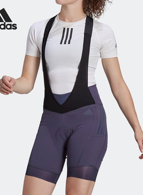 Adidas/阿迪达斯正品THE ADIV 骑行女子运动背带短裤H65314