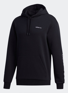 Adidas/阿迪达斯正品春秋男子连帽运动套头卫衣GF7104