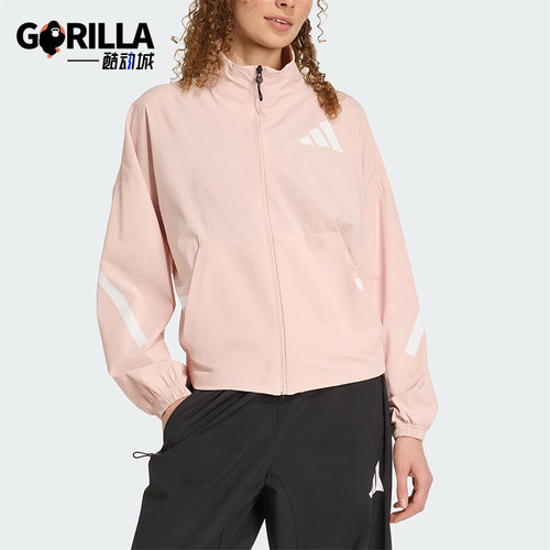 Adidas/阿迪达斯正品W Z.N.E. WV TT女士运动梭织宽松外套KE4883