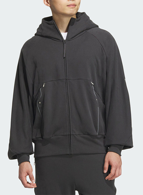 Adidas/阿迪达斯正品USTL P HOODY男士拉链简约外套JM6154