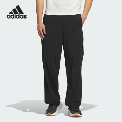 Adidas/阿迪达斯官方正品25年夏新款男士梭织户外运动裤JZ8416