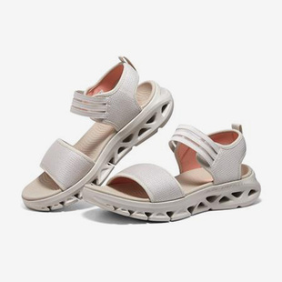 新款 Skechers 2023春季 斯凯奇官方正品 松紧透气女子运动沙滩凉鞋