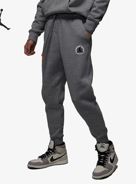 Nike/耐克正品JORDAN男士加绒保暖束脚运动长裤DV7597-091