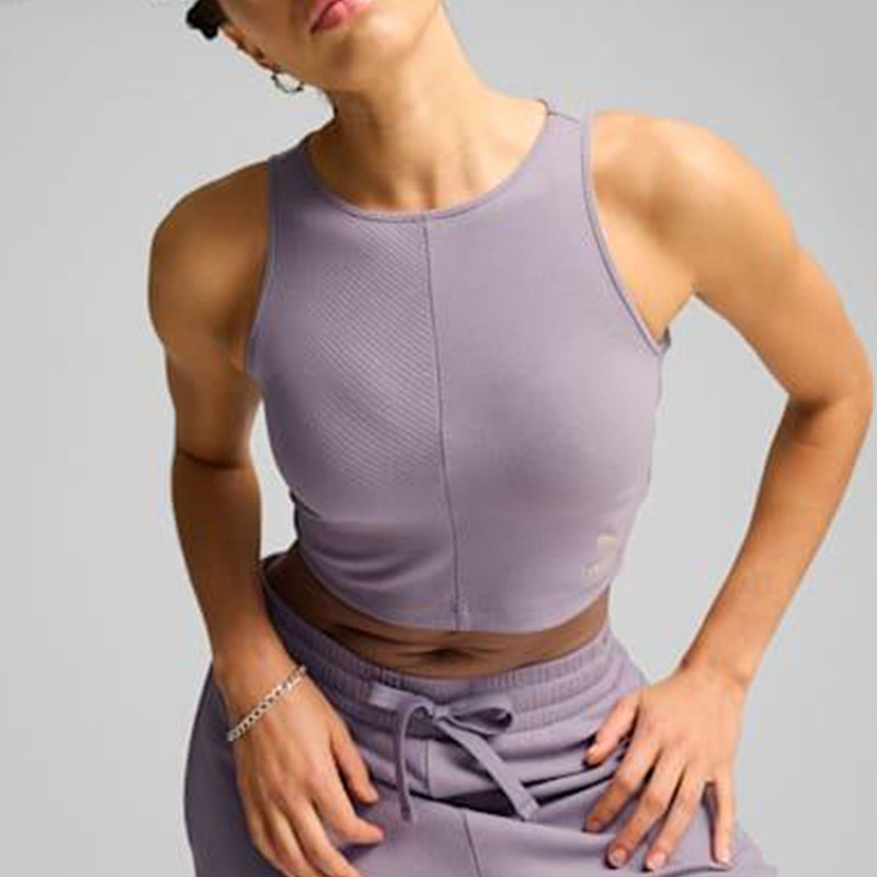 Puma/彪马官方正品夏季款女士无袖针织圆领短款透气背心626625-30,运动服/休闲服装,运动背心,淘宝优惠券,粉丝福利购,淘宝优惠卷