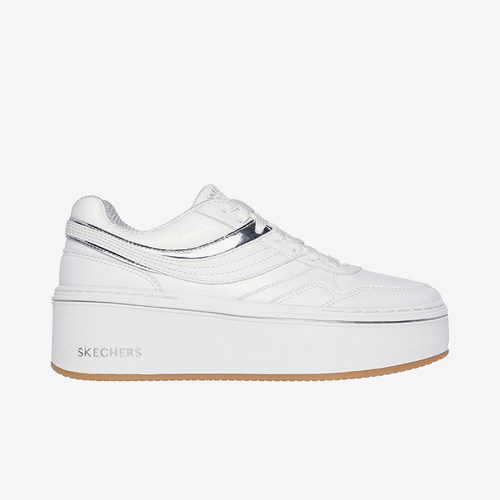 Skechers/斯凯奇正品2024年秋冬新款女士低帮绑带休闲板鞋