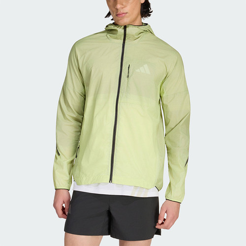 Adidas/阿迪达斯正品春秋款男士梭织跑步经典运动连帽外套KH4571
