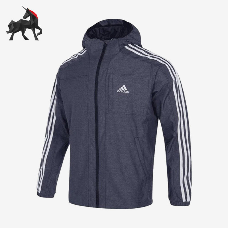 Adidas/阿迪达斯正品 DENIM WD JKT 男士牛仔风夹克IK7324