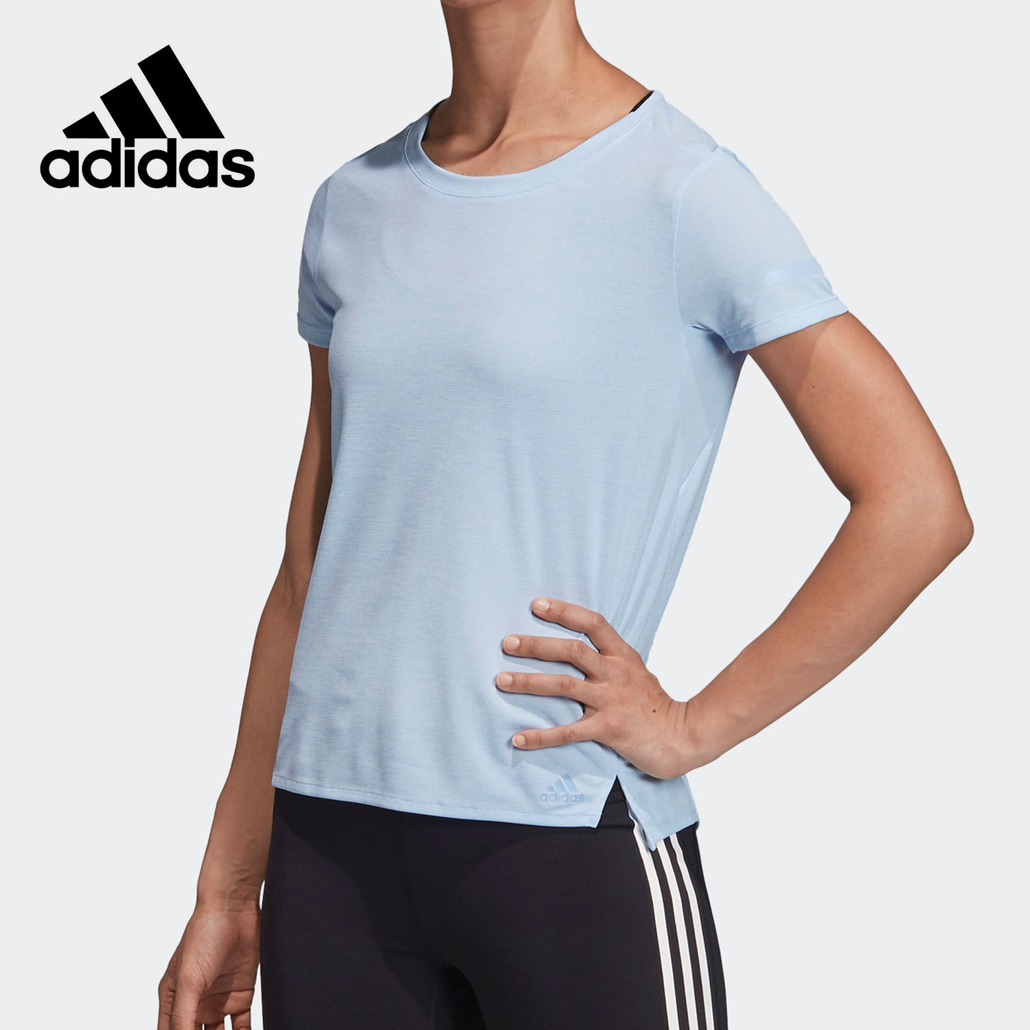 阿迪达斯正品女子休闲T恤