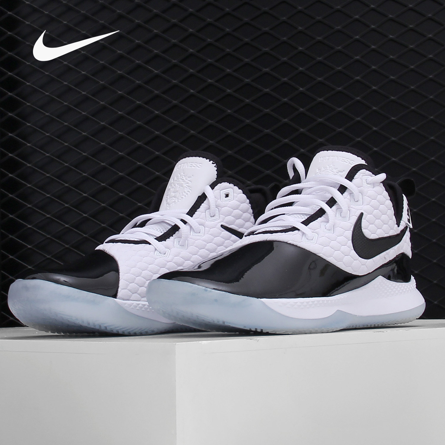 nike/耐克官方正品zoom witness 3 詹姆斯男子减震篮球鞋 bq9819