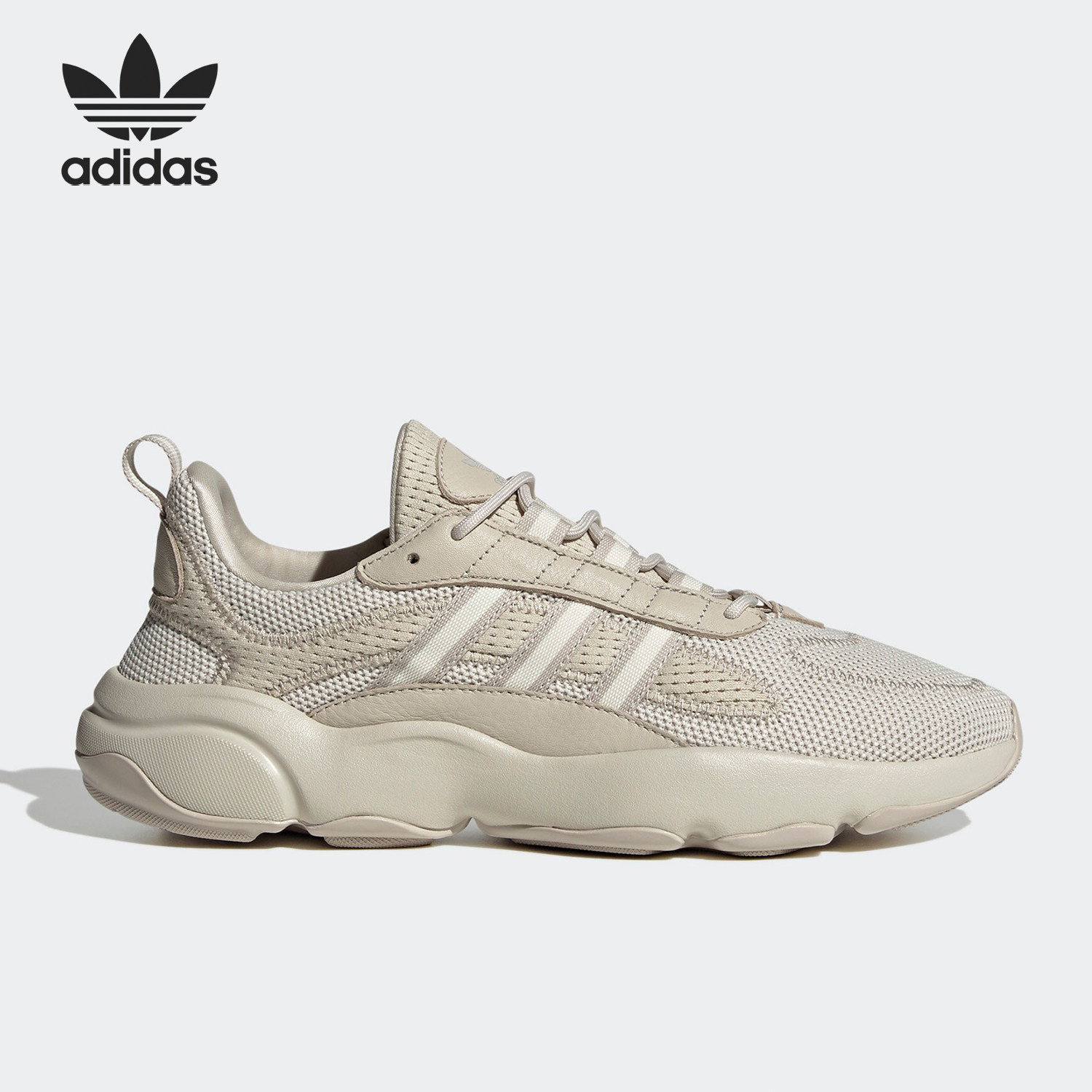 Adidas/阿迪达斯正品三叶草男女款经典简约休闲老爹鞋JS3027 - 实物图