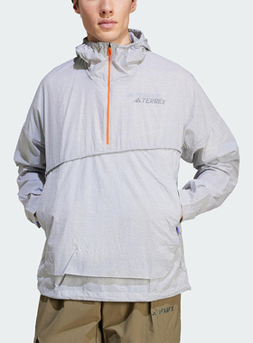 Adidas/阿迪达斯正品XPL WIND ANORAK男士经典户外套头卫衣JF1504