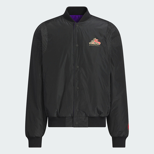 阿迪达斯正品 JKT男士 双面穿棉服外套JM5670 LNY Adidas