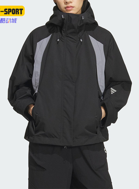 Adidas/阿迪达斯正品FUTURE STYLE女士连帽保暖梭织外套KS0065