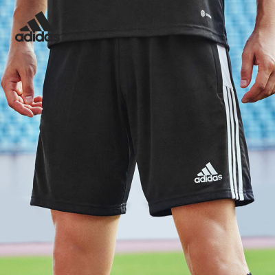 阿迪达斯男士足球运动短裤