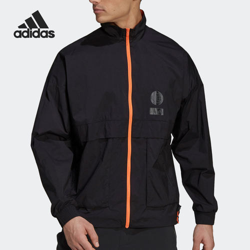 Adidas男子休闲运动外套防风