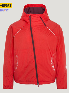 Adidas/阿迪达斯正品2025冬季款女士日常连帽梭织保暖棉服KV4863