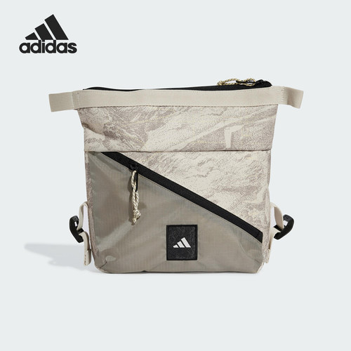 Adidas/阿迪达斯正品2025新款男女户外收纳斜挎腰包JD5855