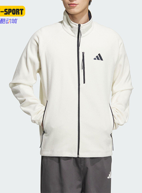 Adidas/阿迪达斯正品FLEECE JACKET男女休闲抓绒运动外套KH1804