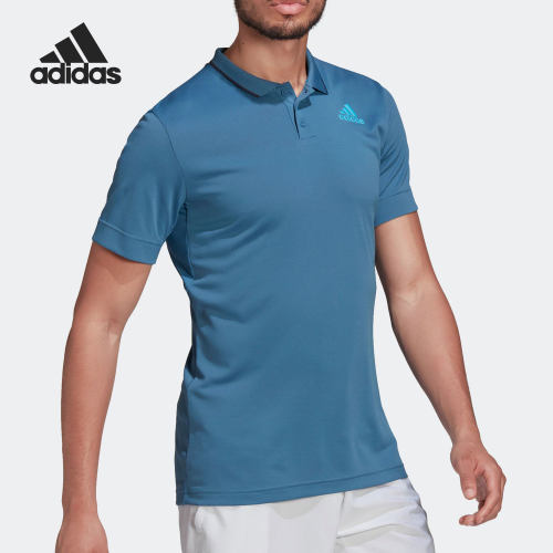Adidas/阿迪达斯正品当季新款男子网球运动透气POLO衫HB9137