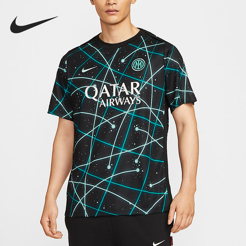 Nike/耐克正品Dri-FIT男士足球时尚透气经典线条短袖IF3969-011