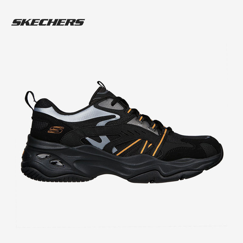 Skechers/斯凯奇正品男士网布皮革防滑耐磨低帮生活休闲鞋