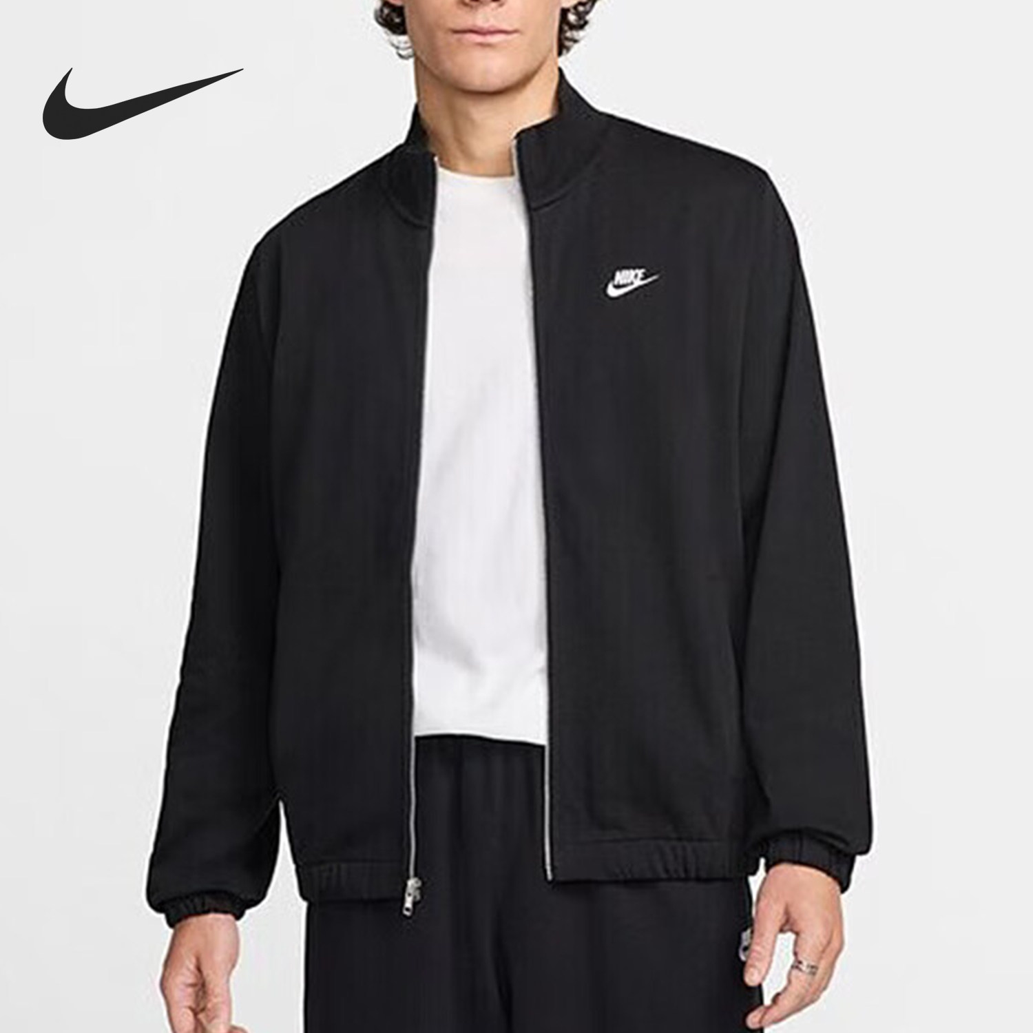 Nike/耐克官方正品当季新款男士运动宽松休闲简约外套FQ3427-010,运动服/休闲服装,运动茄克/外套,淘宝优惠券,粉丝福利购,淘宝优惠卷