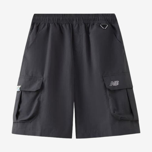 New Balance新百伦正品儿童松紧腰梭织挺阔短裤7VG2V033-DGR