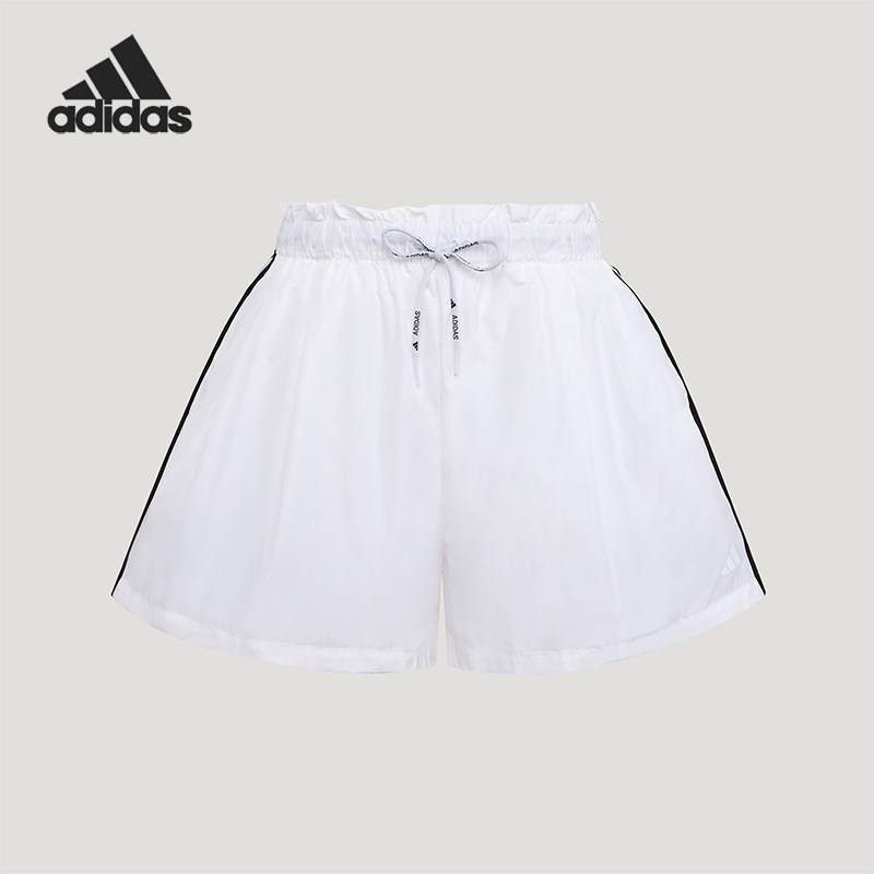 Adidas/阿迪达斯正品女士足球梭织经典宽松运动休闲短裤LD2952