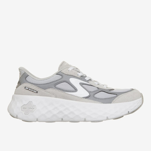 Skechers斯凯奇正品GO WALK女透气系带低帮舒适跑步鞋126039-GRY