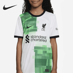 Nike/耐克官方正品新款儿童新款透气训练比赛足球短袖DX2764-101