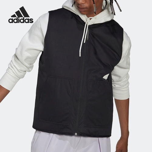 Adidas/阿迪达斯正品秋季新款男子运动健身立领棉马甲HG2061