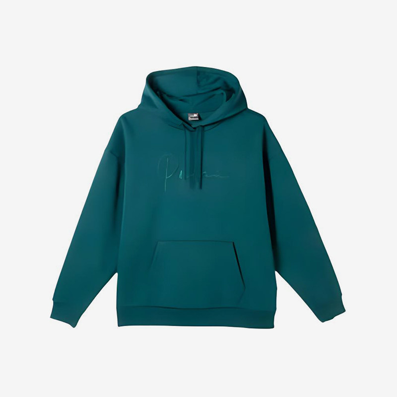 Puma/彪马正品纯色复古连帽女绿色休闲经典舒适轻便卫衣684401-22