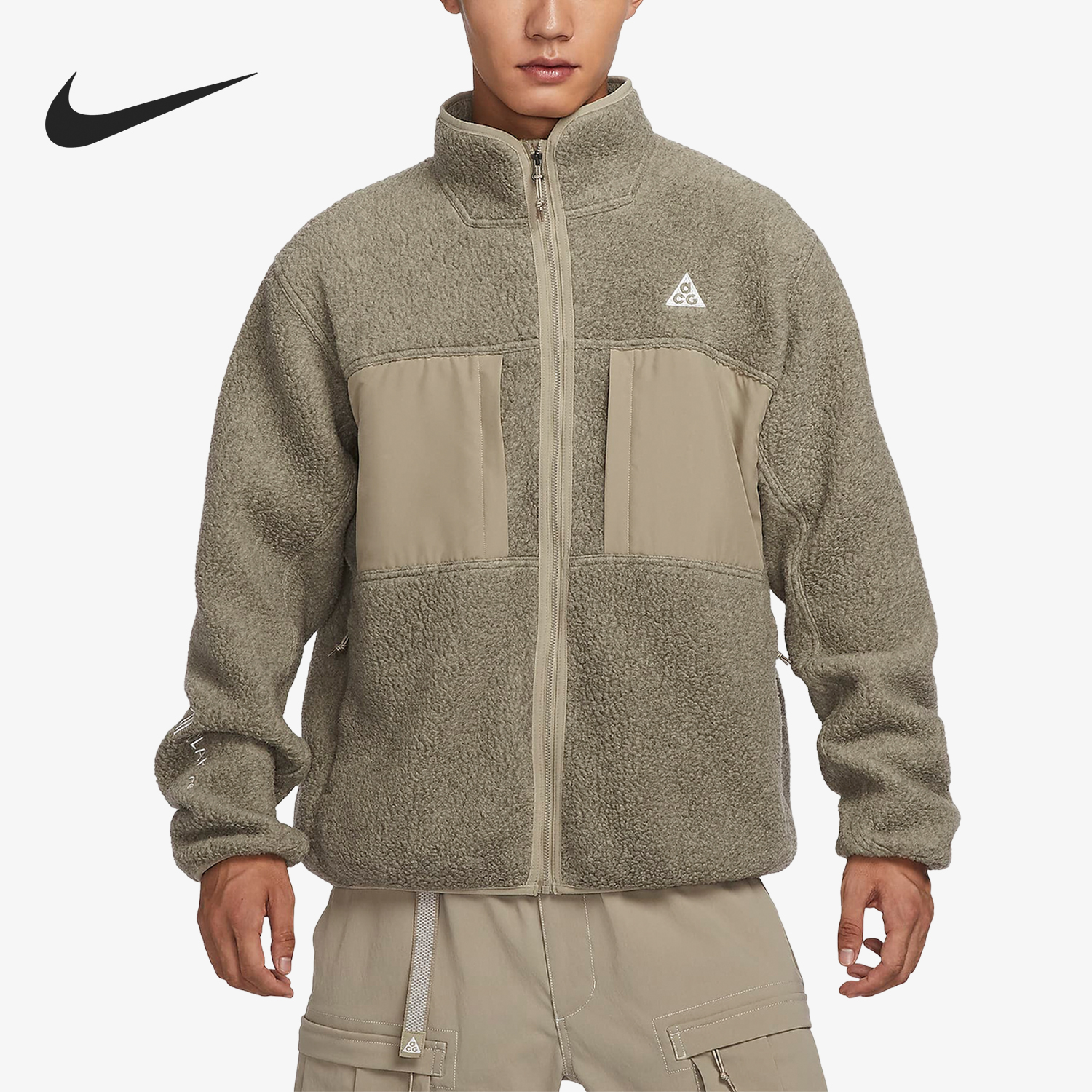 Nike/耐克正品ACG Arctic Wolf男士经典保暖摇粒绒外套FN0373-247