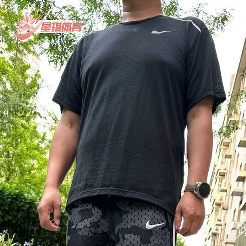Nike/耐克正品2026春季款男士圆领套头经典透气短袖AJ7566-334