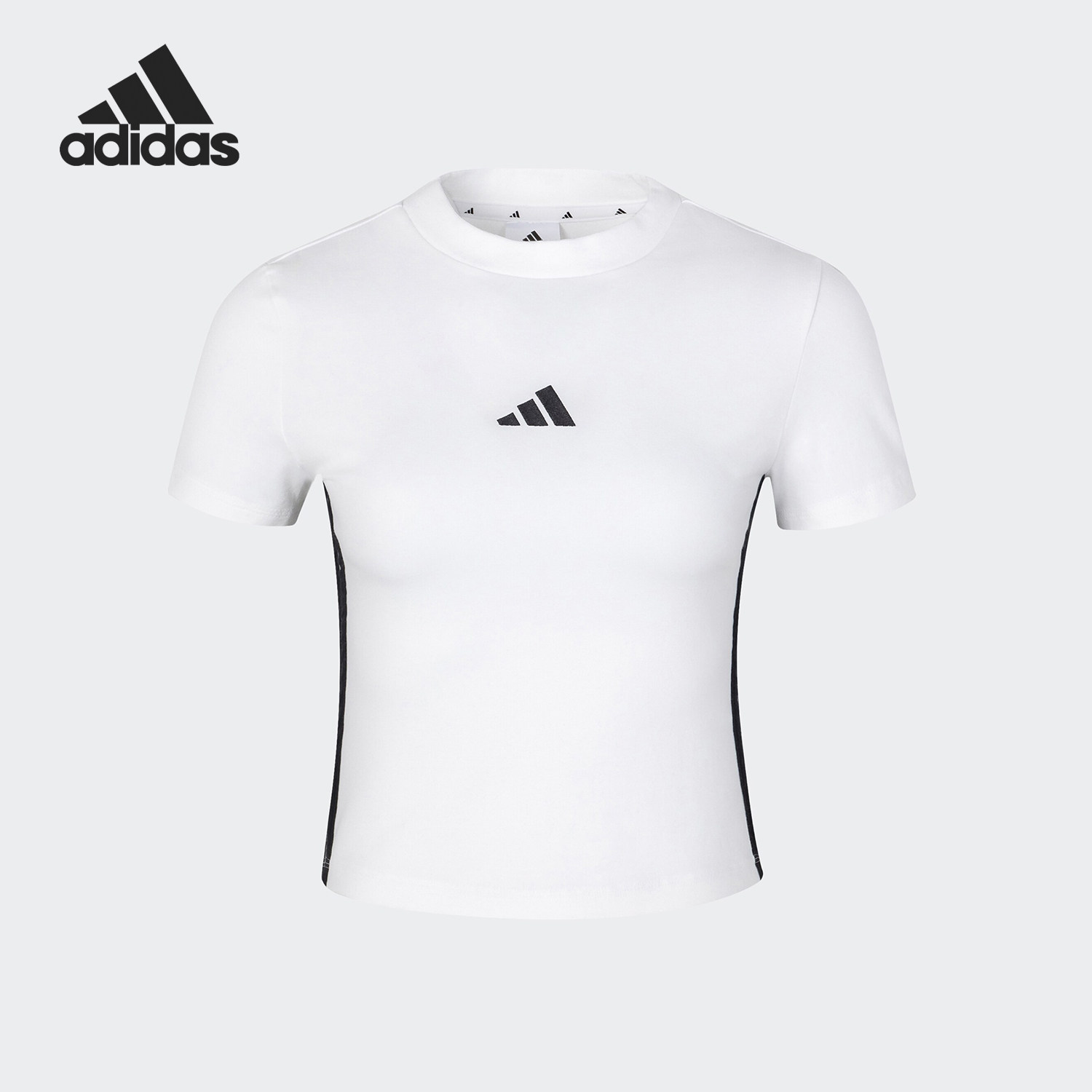 Adidas/阿迪达斯官方正品夏季新款女士简约透气休闲短袖JY8571,运动服/休闲服装,运动T恤,淘宝优惠券,粉丝福利购,淘宝优惠卷