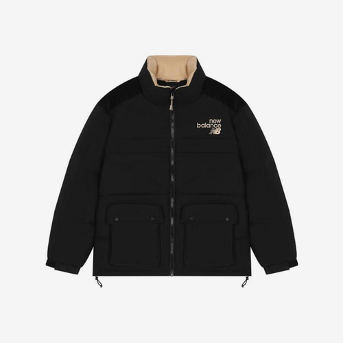 New Balance/NB正品运动男士时尚休闲立领保暖羽绒服AMJ24353-BK