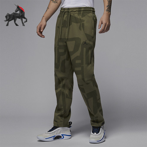 耐克男士运动针织迷彩休闲长裤