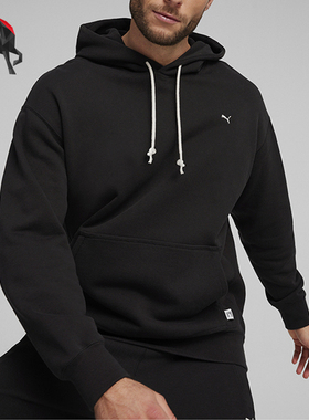 Puma/彪马正品冬季男士运动针织宽松连帽卫衣624011-01