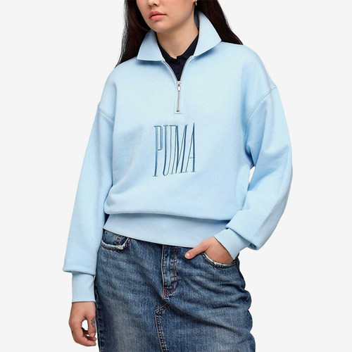Puma/彪马正品PremiumEssentials套头经典简约亲肤卫衣632056-48
