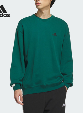 Adidas/阿迪达斯官方正品V LABEL FT CREW男女休闲时尚卫衣JM9109