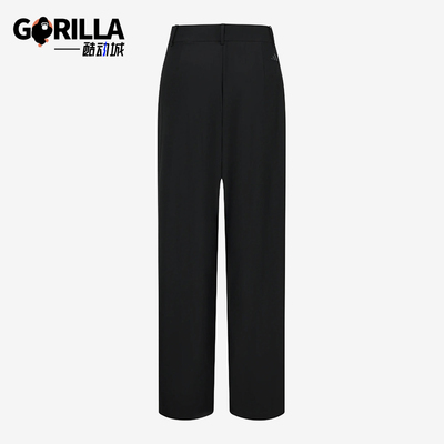 Adidas/阿迪达斯正品女士直筒高腰系带休闲运动长裤KX0226